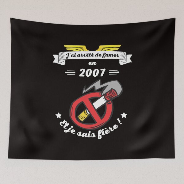 Item preview, I quit smoking in 2007 - Smoker Humor designed and sold by Ydurand.