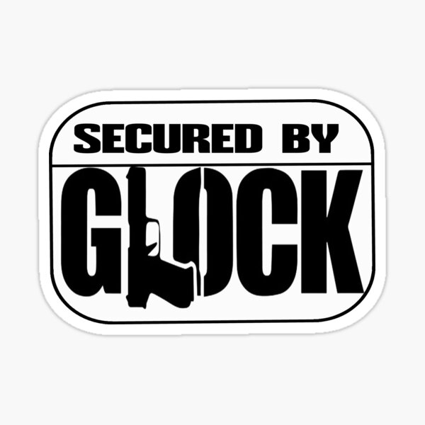 sécurisé par glock Sticker