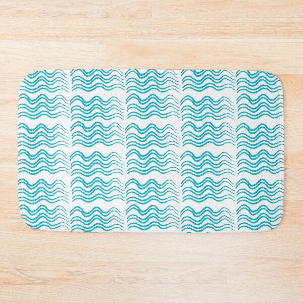 Item preview, Blue And Green Waves Pattern designed and sold by ArtbyCharmante.