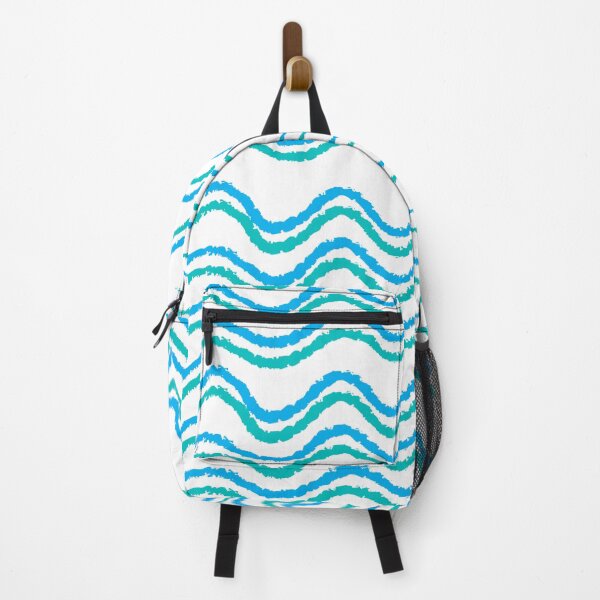 Item preview, Blue And Green Waves Pattern designed and sold by ArtbyCharmante.