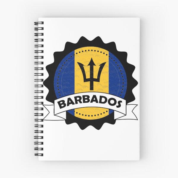 Item preview, Emblema-Insignia-Bandera de Barbados designed and sold by Gina-Driada.