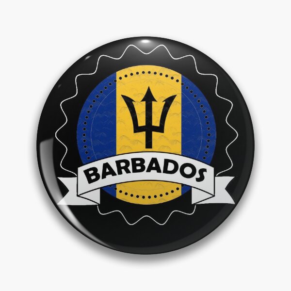Item preview, Barbados Emblem-Badge-Flag designed and sold by Gina-Driada.