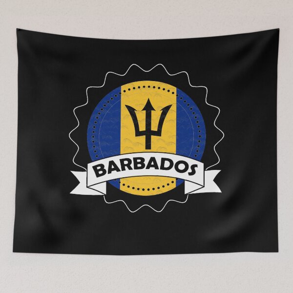 Item preview, Barbados Emblem-Badge-Flag designed and sold by Gina-Driada.