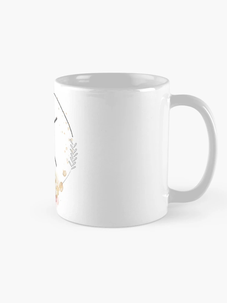 Thumbnail 3 of 6, Coffee Mug, Letter K - Roses designed and sold by Rionda.