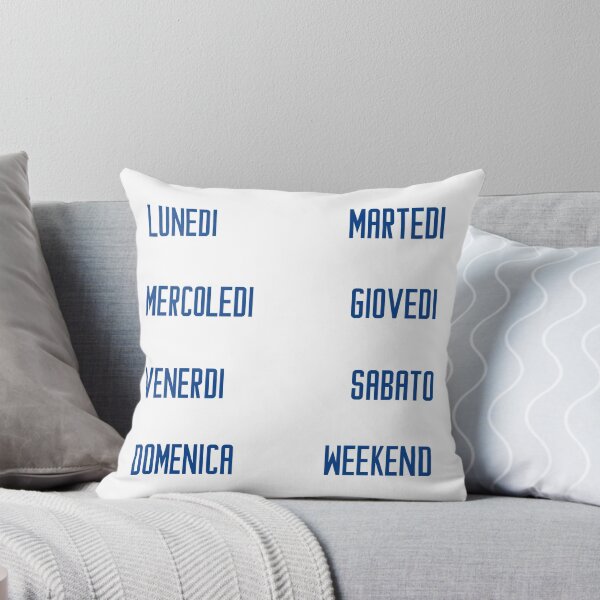 Item preview, Italian days of the week for your planner and journal in blue - giorni della settimana in italiano: lunedi, martedi, mercoledi, giovedi, venerdi, sabato, domenica designed and sold by meraviglioso.