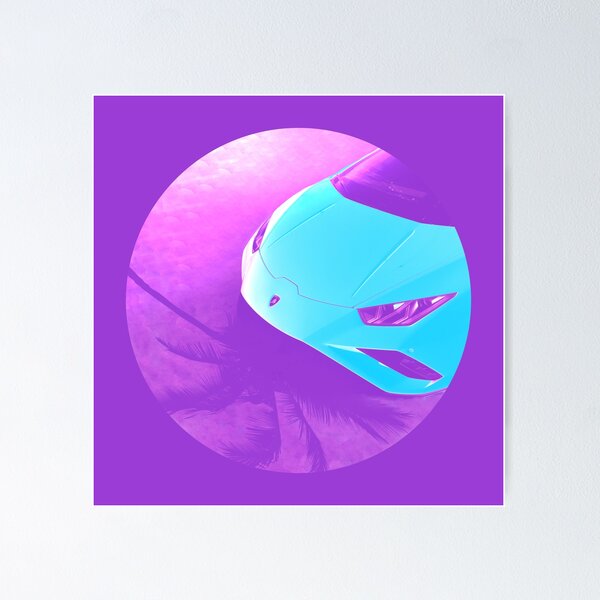 Item preview, Huracan Evo Purple & Blue Colors Palm Shadow designed and sold by jayjay911.