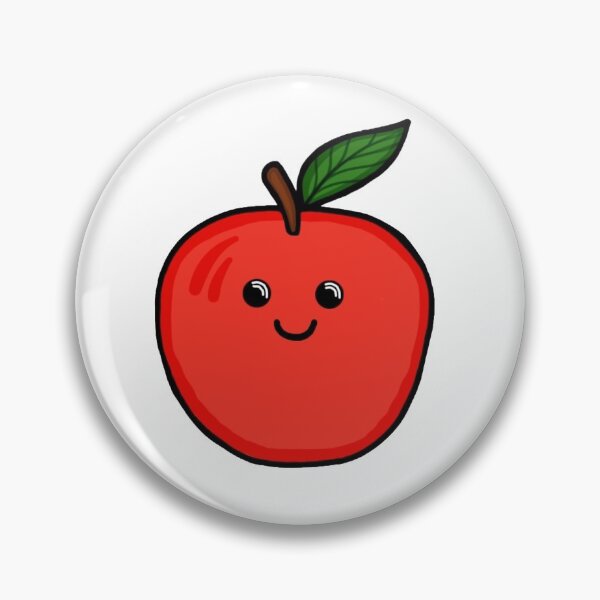 Item preview, Happy And Adorable Red Apple, Cute Fruit designed and sold by Barolina.