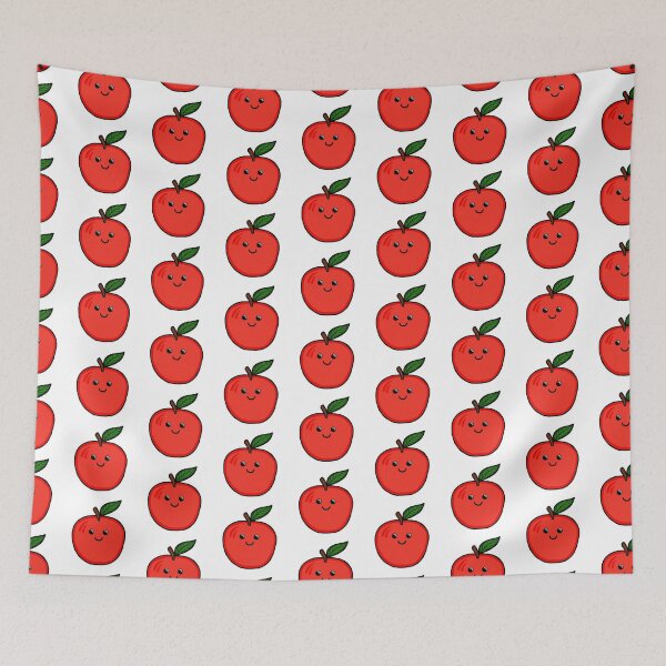 Item preview, Happy And Adorable Red Apple, Cute Fruit designed and sold by Barolina.