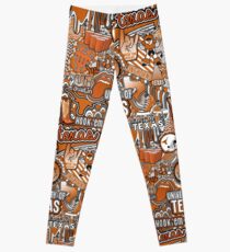 Texas Collage Leggings