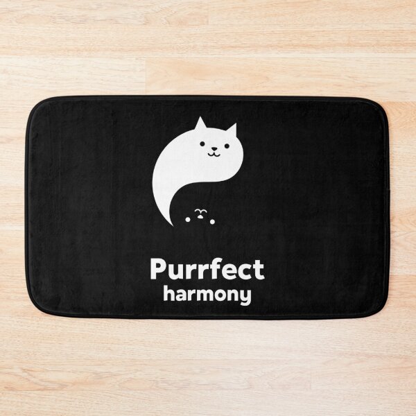 Item preview, Purrrfect Harmony Cute Cat Yin Yang designed and sold by WPahat.
