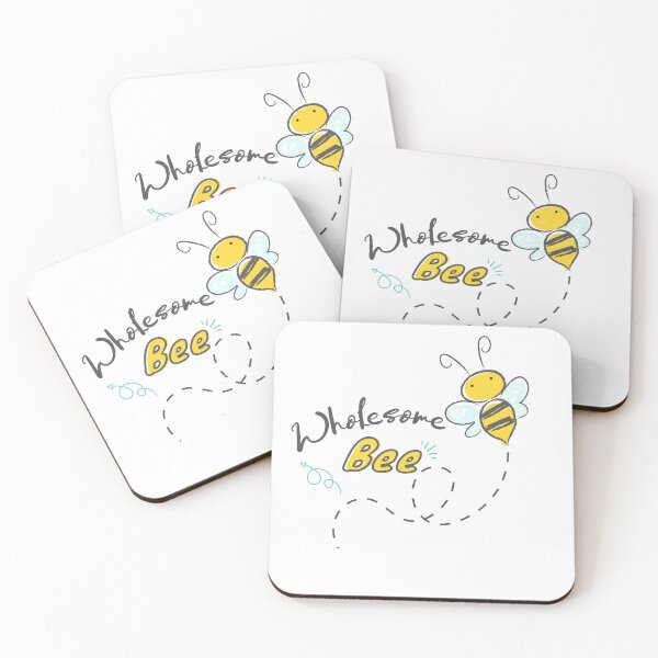 Item preview, cute wholesome bee designed and sold by Drahmed.