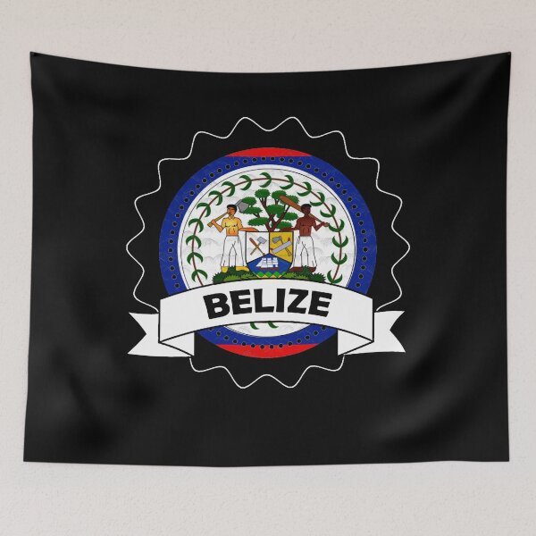Item preview, Belize Emblem-Badge-Flag designed and sold by Gina-Driada.