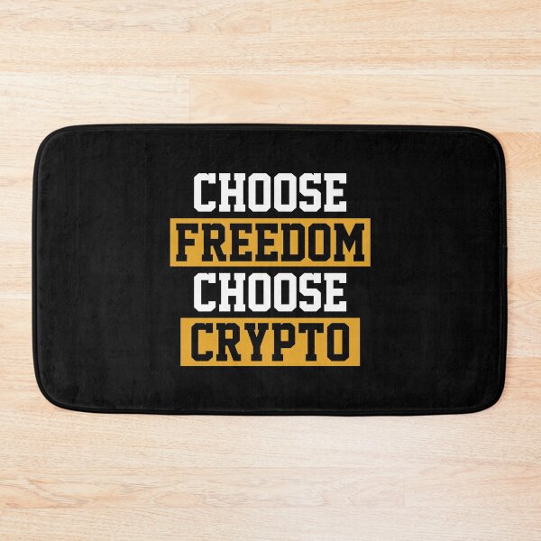 Item preview, Choose Freedom Choose Crypto designed and sold by ShaykhUmer.