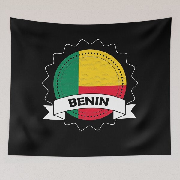 Item preview, Benin Emblem-Badge-Flag designed and sold by Gina-Driada.