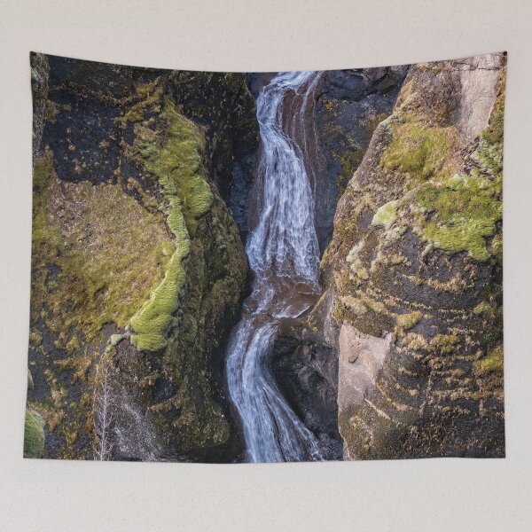 Item preview, Fjadrargljufur Canyon Waterfall designed and sold by Catherine Reading.