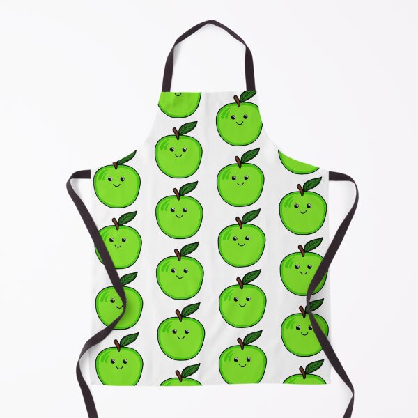 Item preview, Happy And Adorable Green Apple, Cute Fruit designed and sold by Barolina.