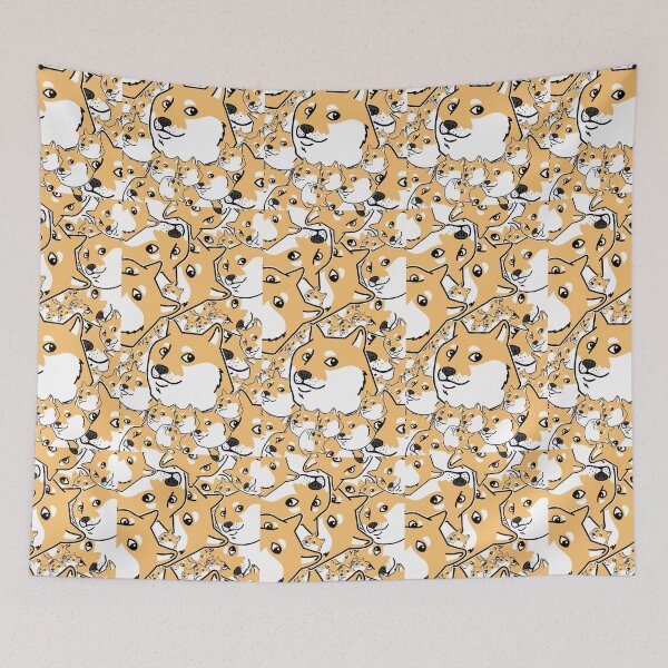 Item preview, Lots Doge Shiba Cheems Meme Funny Doge Pattern designed and sold by DanVsPOD.