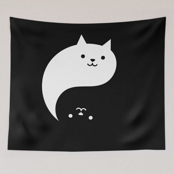 Aperçu de l'œuvre Purrrfect Harmony Chat mignon Yin Yang créée et vendue par WPahat.