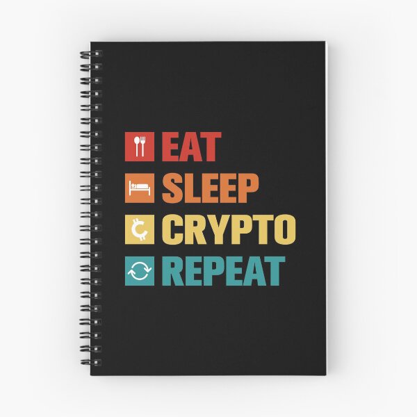 Item preview, Eat Sleep Crypto Repeat designed and sold by ShaykhUmer.
