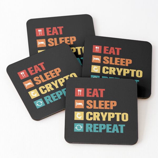 Item preview, Eat Sleep Crypto Repeat designed and sold by ShaykhUmer.