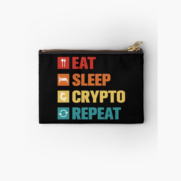 Item preview, Eat Sleep Crypto Repeat designed and sold by ShaykhUmer.