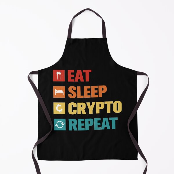 Item preview, Eat Sleep Crypto Repeat designed and sold by ShaykhUmer.