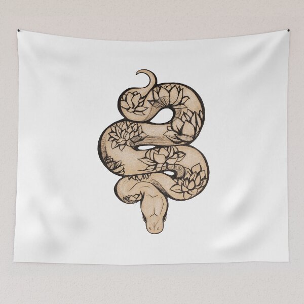 Item preview, Snake of the lilies designed and sold by strawberysnakes.