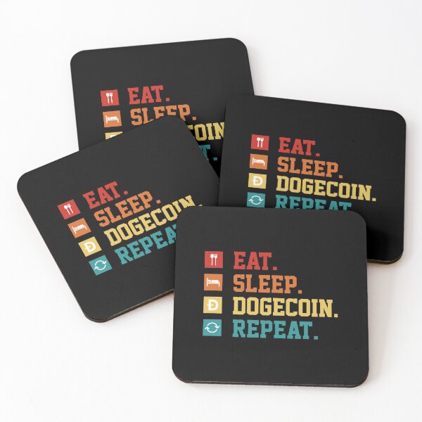 Item preview, Eat Sleep Dogecoin Repeat designed and sold by ShaykhUmer.