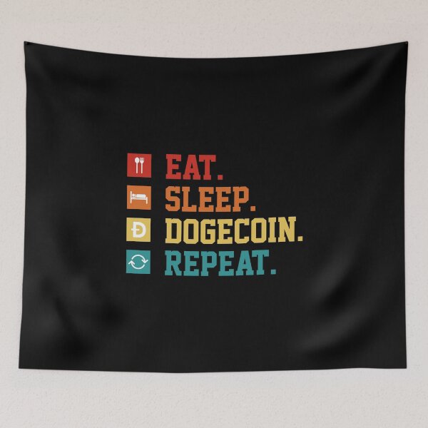 Item preview, Eat Sleep Dogecoin Repeat designed and sold by ShaykhUmer.
