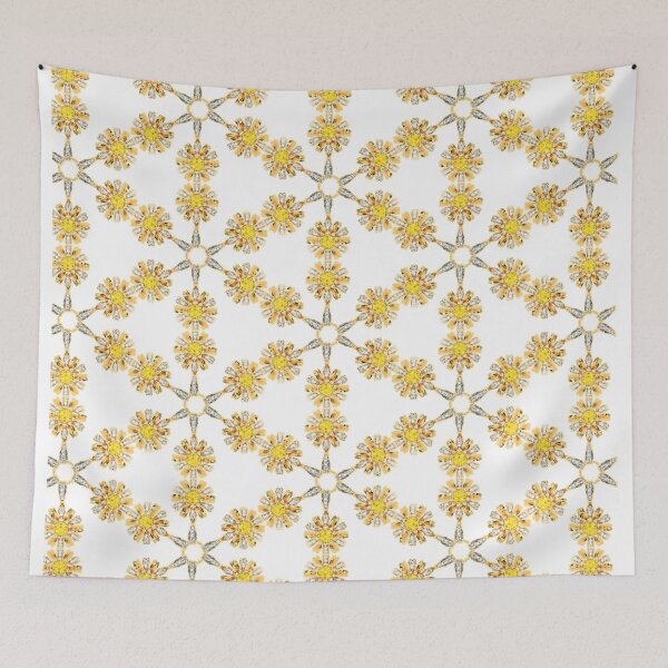 Item preview, triangle of flowers  designed and sold by ritusdesigns.