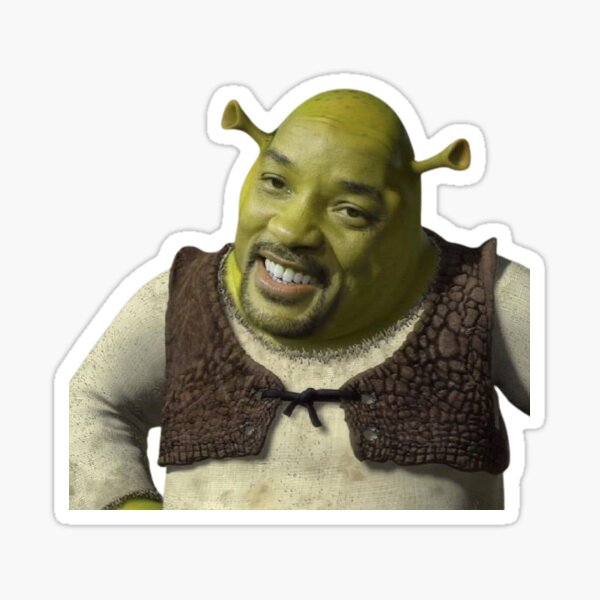 Will Smith is Shrek Meme