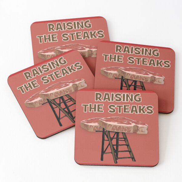 Item preview, steak funny food joke bbq designed and sold by toastygoat.