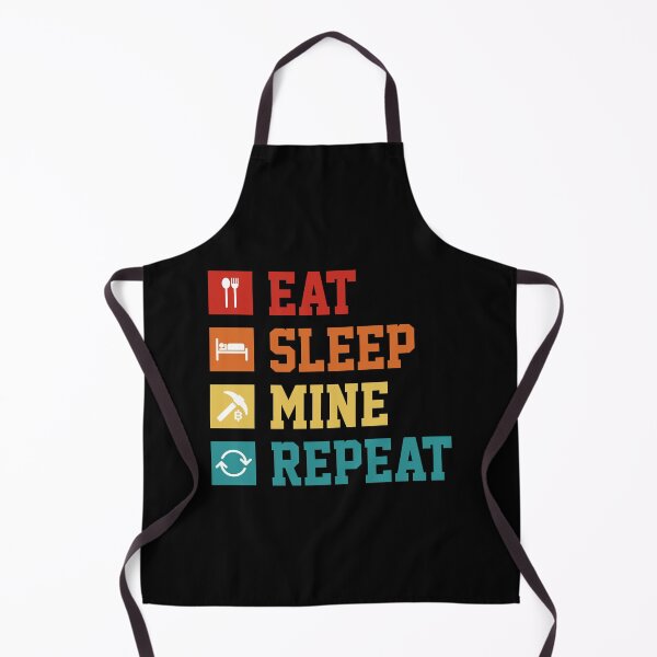 Item preview, Eat Sleep Mine Repeat designed and sold by ShaykhUmer.