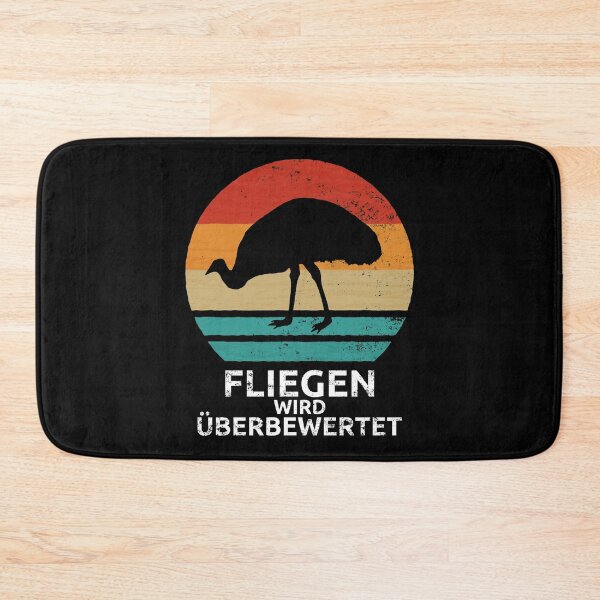 Item preview, Kopie von Emu Bird Retro Vintage Flying Is Overrated Australia Emu Gift designed and sold by leofel.