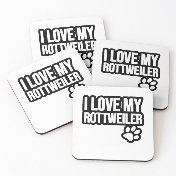Item preview, I love my Rottweiler! designed and sold by TopsellerShirts.