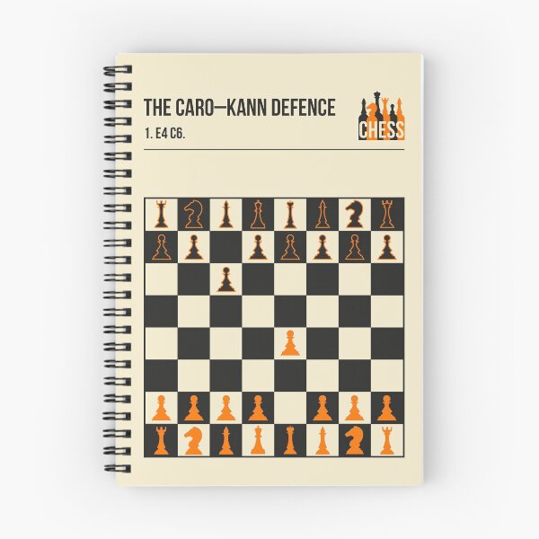 Item preview, Chess The Caro Kann Defence Minimalistic Book Cover Art designed and sold by Stadify.