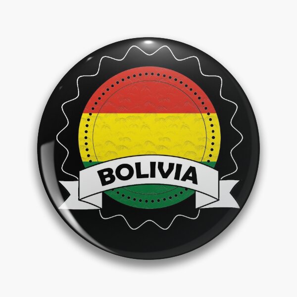Item preview, Bolivia Emblem-Badge-Flag designed and sold by Gina-Driada.