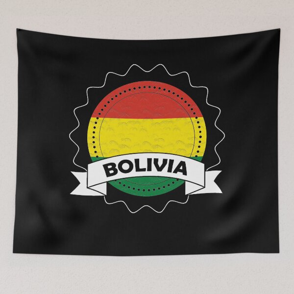 Item preview, Bolivia Emblem-Badge-Flag designed and sold by Gina-Driada.