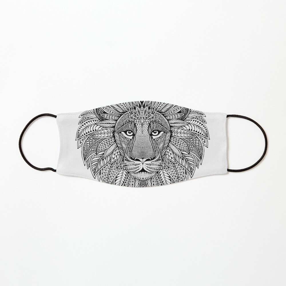 Wild Artistic Lion from Africa Mask