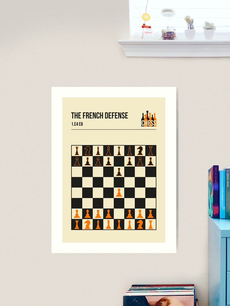 Pirc Defense Chess' Poster, picture, metal print, paint by IMR