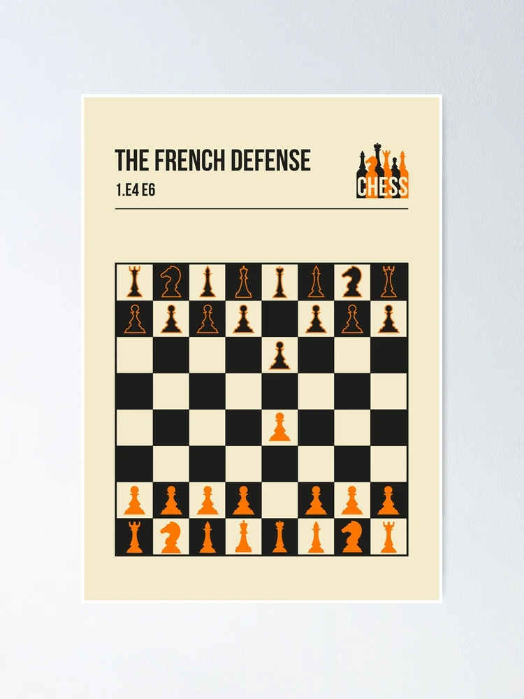 Pirc Defense Chess' Poster, picture, metal print, paint by IMR