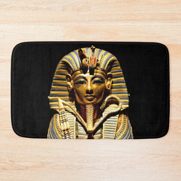 Item preview, King Tutankhamun Ancient Egyptian Art Gold Hieroglyphic Writing designed and sold by mpdesigns73.