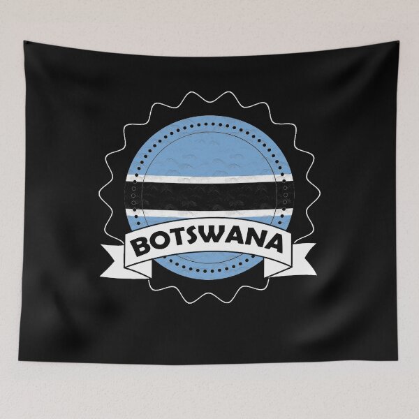 Item preview, Botswana Emblem-Badge-Flag designed and sold by Gina-Driada.