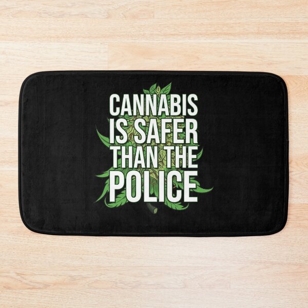 Item preview, Cannabis is Safer Than The Police I Legalize Marijuana Weed designed and sold by MarioShirtWorld.