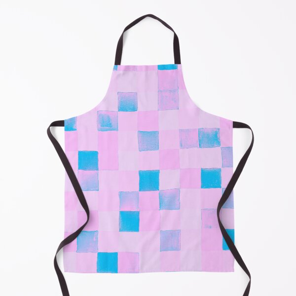 Item preview, Abstract colourful square pattern checkered light pinks and turquoise designed and sold by Marilena Strambu.