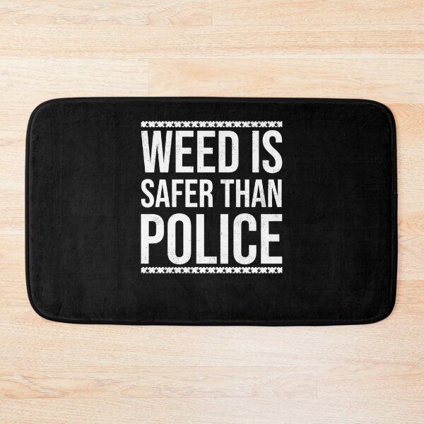 Item preview, Weed is Safer Than Police I Legalize Marijuana Tee Cannabis designed and sold by MarioShirtWorld.