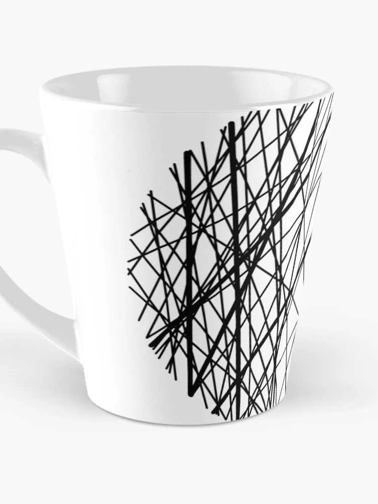 Thumbnail 3 of 4, Coffee Mug, ABSTRACT LINES designed and sold by azified.