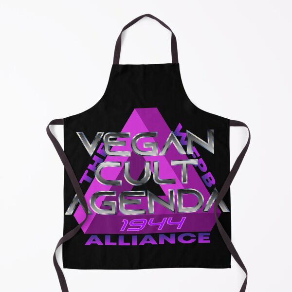 Item preview, Vegan cult agenda the WFPB alliance 2 - black BG designed and sold by reIntegration.