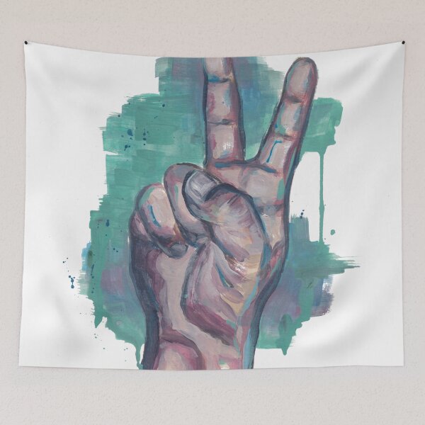 Item preview, Peace sign painting designed and sold by ElisHa-art.