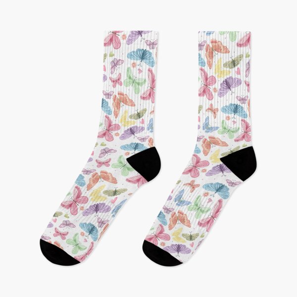 Item preview, Myriad of Butterflies on White designed and sold by ReesDesigns.